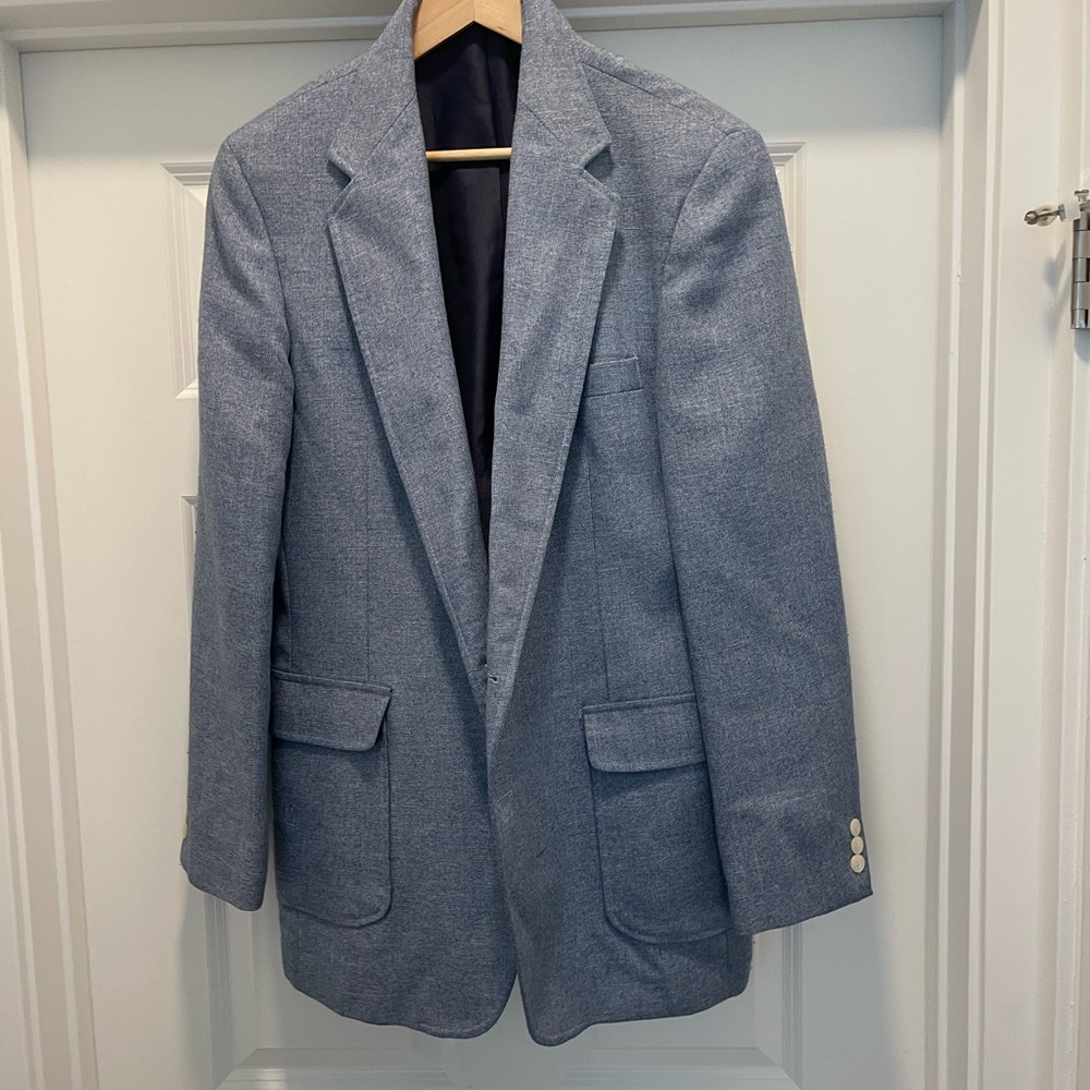 Oversized coat jacket, baby blue